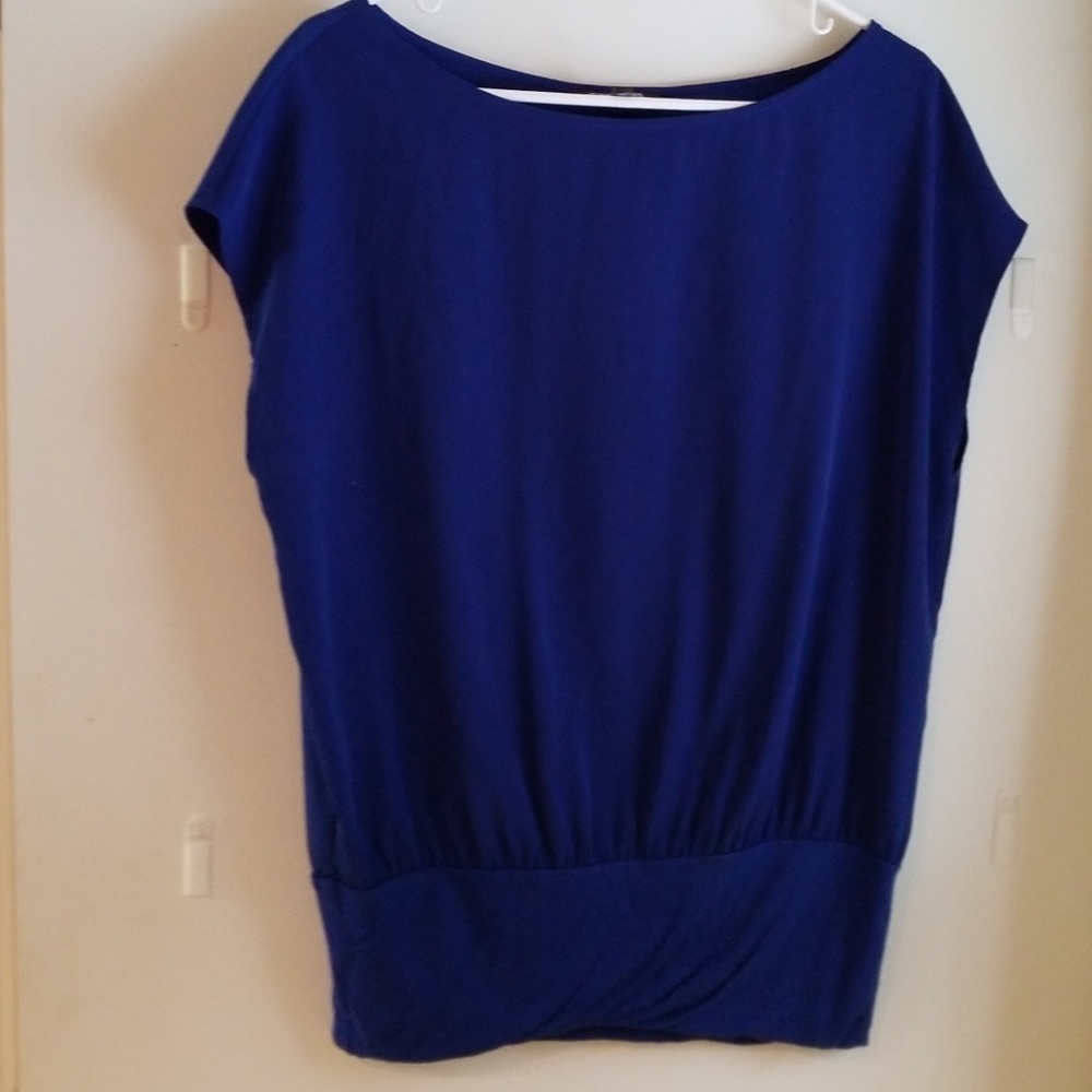 Royal blue top from Express